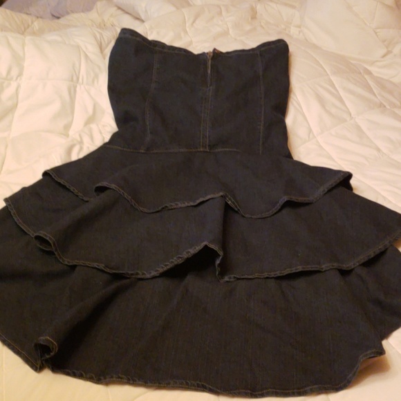 Denim high low skirt - Picture 2 of 3